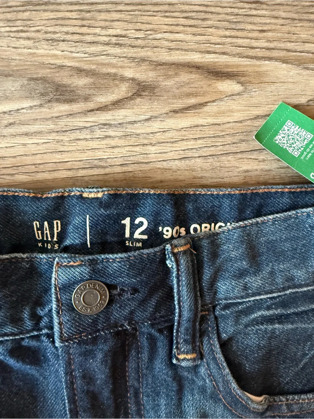 NWT Gap Boys 90’s Original Straight Jeans